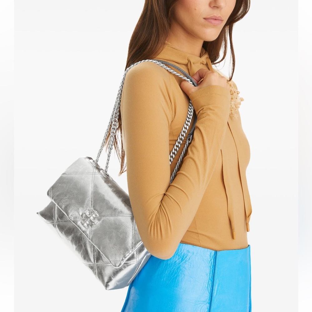 💕 Tory Burch Kira Small Quilted Convertible Bag 💕 - Picture 5 of 15